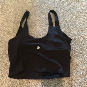 lululemon athletica Black Crop Top